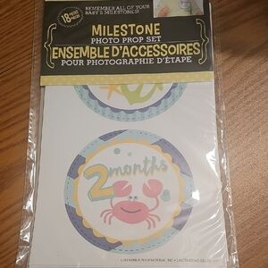 Milestone NWT Boys Photo Prop Set with Crab Design